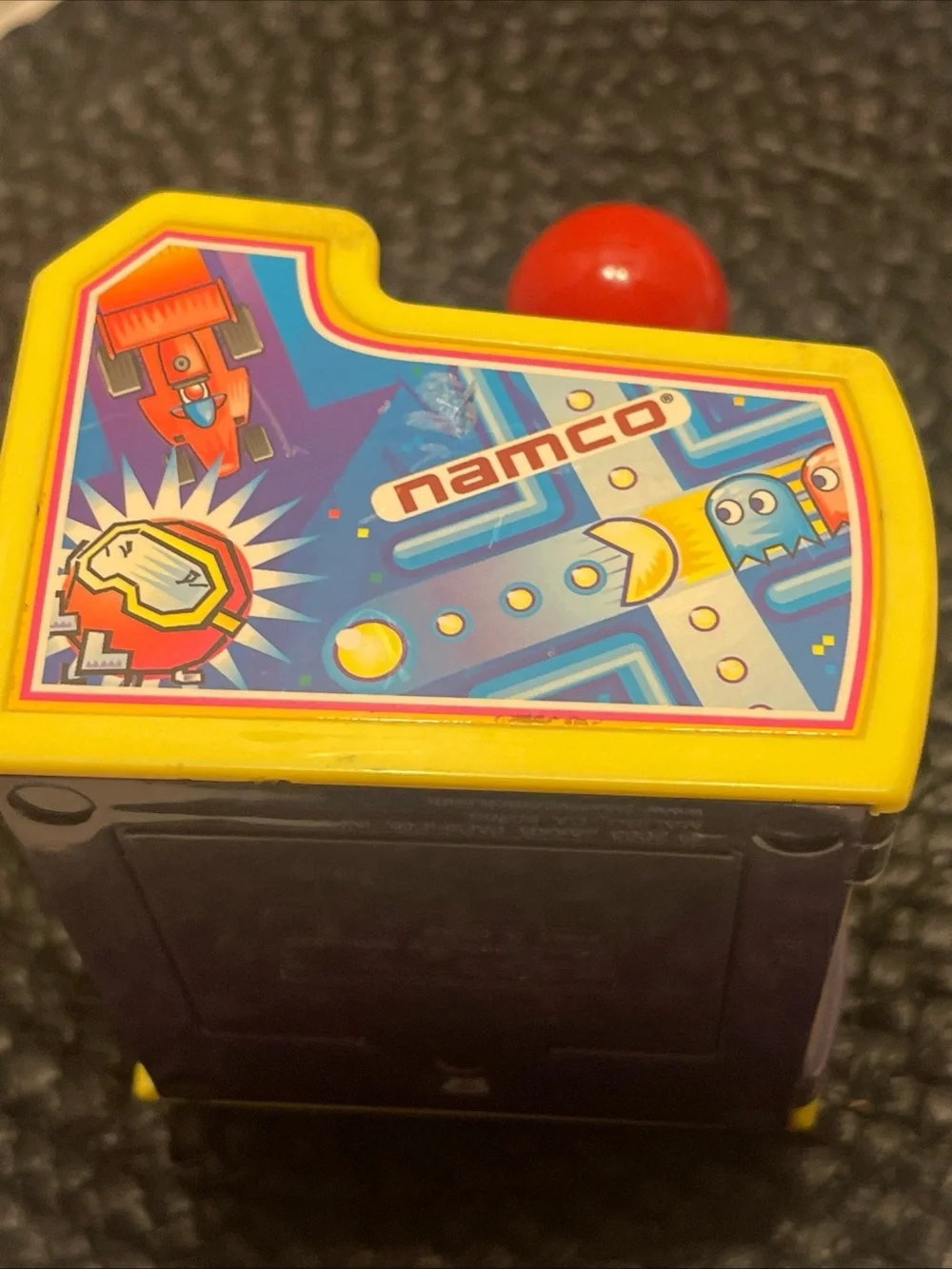 Namco plug & play Purple TV Games Joystick with Red Ball Handle PAC Man